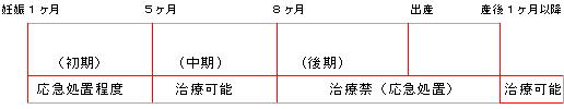 妊娠中の治療時期